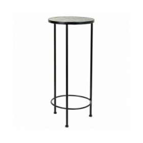 Supporto per Vaso Alexandra House Living Nero Ferro Piastrella 30 x 68 x 30 cm 3 Pezzi