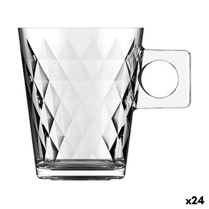 Set di Tazze da Caffè Inde Lima diamante 3 Pezzi (24 Unità)