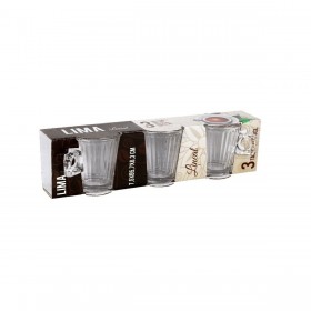 Set di Tazze da Caffè Lima lineal 3 Pezzi (24 Unità)