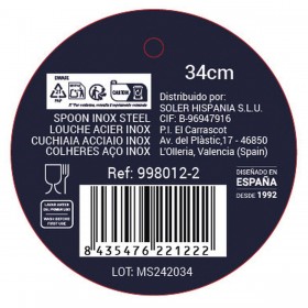 Cucchiaio Privilege Quttin Acciaio inossidabile 34,2 x 6,4 cm (60 Unità)