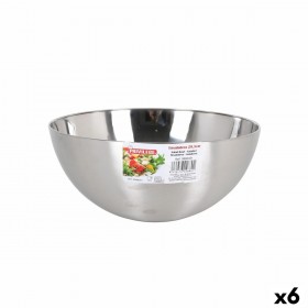 Insalatiera Quttin   Argentato Ø 29,5 cm Acciaio (6 Unità)