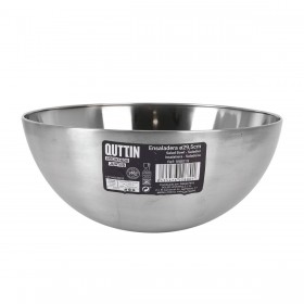 Insalatiera Quttin   Argentato Ø 29,5 cm Acciaio (6 Unità)
