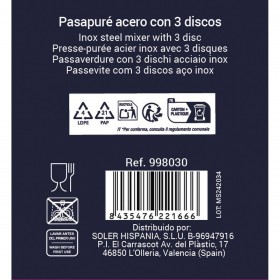 Passatutto Privilege Quttin Acciaio inossidabile Acciaio (6 Unità)