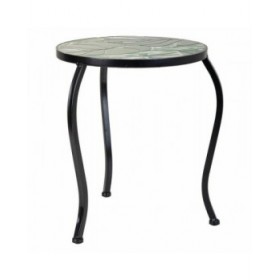Supporto per Vaso Alexandra House Living Nero Ferro Piastrella 35 x 36 x 35 cm 3 Pezzi