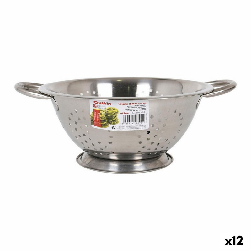Colino Privilege Quttin Con manici Acciaio inossidabile Acciaio (12 Unità) (Ø 24 cm)