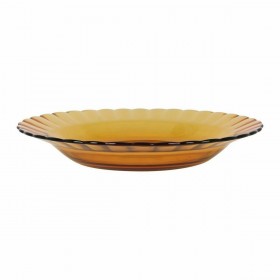 Piatto Fondo Duralex Picardie Cristallo Ambra Ø 23 cm (48 Unità)