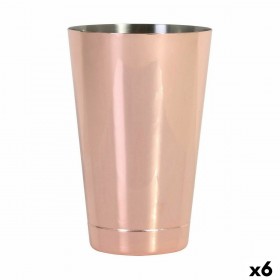 Bicchiere per mix Inde Acciaio inossidabile Rame Chiaro Cocktail 50 cl (6 Unità)