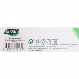 Vassoio per aperitivi Algon Argentato Rotonda 30 x 30 x 1,5 cm (48 Unità)