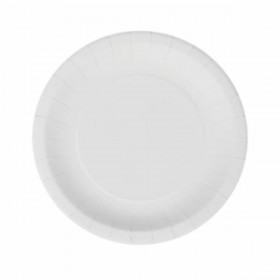 Set di piatti Algon Monouso Bianco Cartone 20 cm (36 Unità)