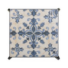 Supporto per Vaso Alexandra House Living Nero Ferro Piastrella 33 x 37 x 33 cm 3 Pezzi