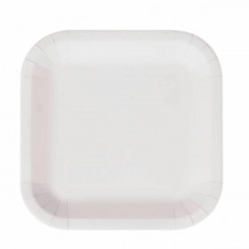 Set di piatti Algon Monouso Bianco Cartone 26 cm (15 Unità)