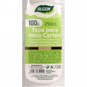 Set di coperchi per bicchieri Algon Caffè 100 Pezzi 250 ml (20 Unità)