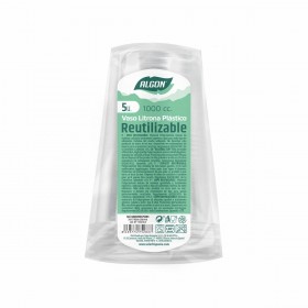 Set di bicchieri riutilizzabili Algon 1 L Trasparente 24 Unità (5 Pezzi)