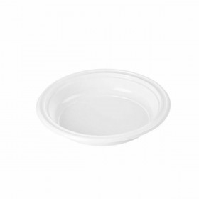 Set di piatti riutilizzabili Algon Bianco Plastica 20,5 x 20,5 x 3 cm (6 Unità)