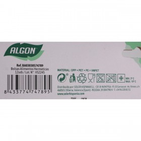 Set di Sacchetti Riutilizzabili per Alimenti Algon 20 x 30 cm (24 Unità)