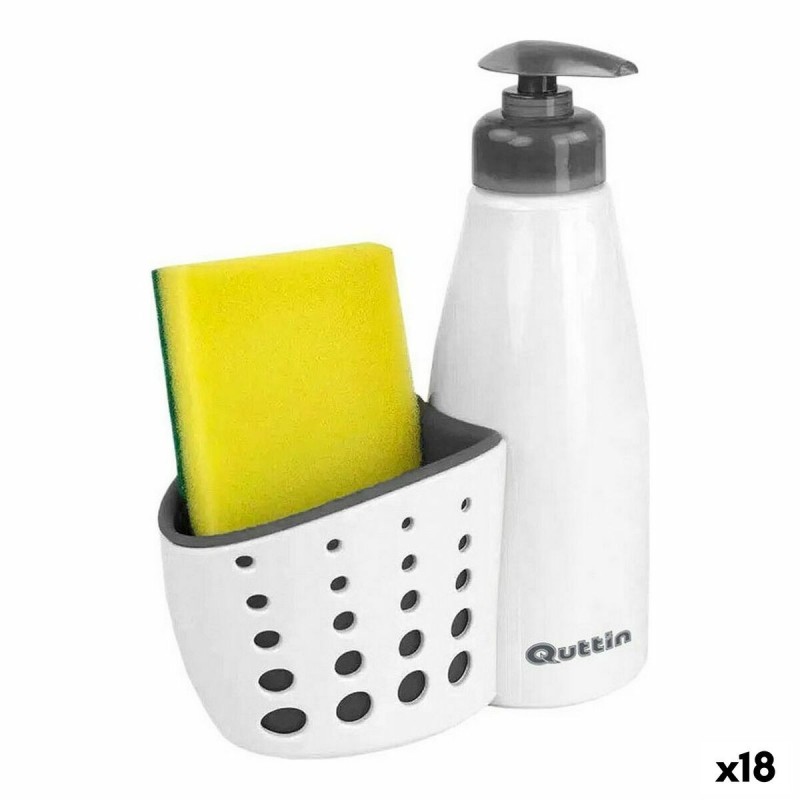 Portaspugne da lavandino Quttin Utensili per la pulizia Bianco (18 Unità)
