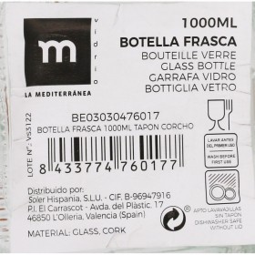 Bottiglia di Vetro La Mediterránea 1 L (12 Unità)
