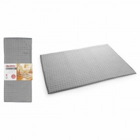 Scolapiatti da Lavandino Quttin Grigio 17 x 59 x 3 cm (12 Unità)