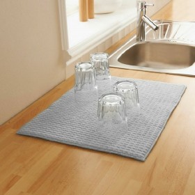 Scolapiatti da Lavandino Quttin Grigio 17 x 59 x 3 cm (12 Unità)