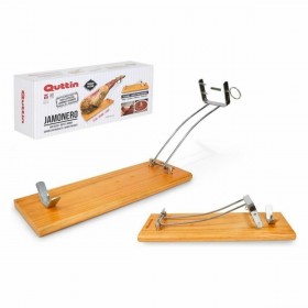 Porta Prosciutto Pieghevole Quttin (48,5 x 16,5 x 2,3cm) Legno 48,5 x 16,5 x 2,3 cm (4 Unità)
