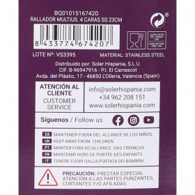 Grattugia Multiuso Quttin (12 Unità)
