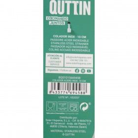 Colino in Acciaio Inox Quttin (Ø 10 cm) Acciaio inossidabile (24 Unità)