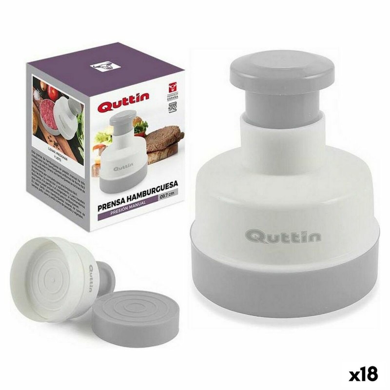Pressa per Hamburger Quttin Manuale 9,7 x 11 cm