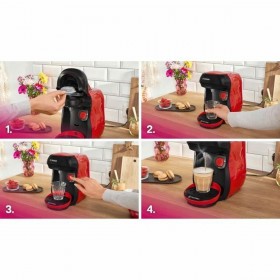 Caffettiera con Capsule BOSCH TAS103E Nero rouge 1400 W 700 ml