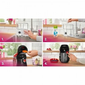 Caffettiera con Capsule BOSCH TAS103E Nero rouge 1400 W 700 ml