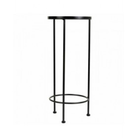 Supporto per Vaso Alexandra House Living Nero Ferro Piastrella 30 x 68 x 30 cm 3 Pezzi