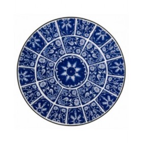 Supporto per Vaso Alexandra House Living Nero Ferro Piastrella 30 x 68 x 30 cm 3 Pezzi