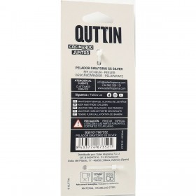 Pelaverdure Girevole Quttin (17 x 7 cm) Acciaio inossidabile 17 x 7 x 2 cm (12 Unità)