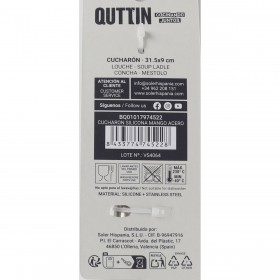 Mestolo Quttin Silicone Acciaio inossidabile Acciaio (24 Unità)