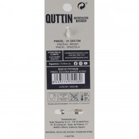 Pennello da Cucina Quttin Silicone Acciaio inossidabile Acciaio (24 Unità)