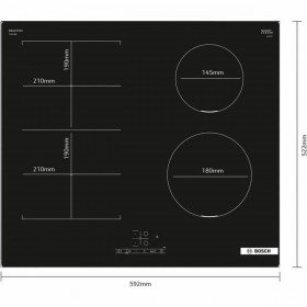 Piano Cottura ad Induzione BOSCH PVS611BB6H 60 cm