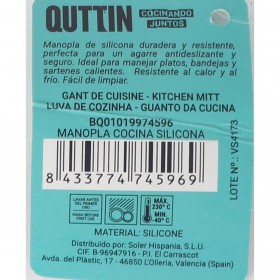 Guantone da Forno Quttin Silicone 12 x 9 x 10 cm (24 Unità)