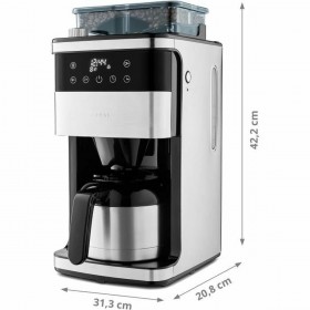 Caffettiera Americana Medion 1000 W Argentato 1 L