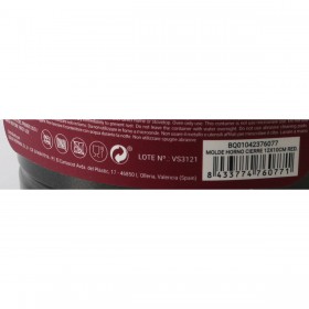 Stampo Removibile Quttin Acciaio al carbonio Nero 12 x 10 cm (12 Unità)