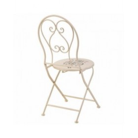 Tavolo con 2 sedie Alexandra House Living Bianco 60 x 75 x 60 cm