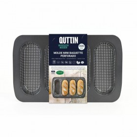 Stampo per Baguette Quttin Baguette 34,6 x 21,5 x 3 cm (12 Unità)