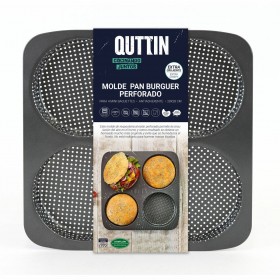 Stampo sagomato Quttin Burguer 28 x 28 x 2,5 cm (12 Unità)