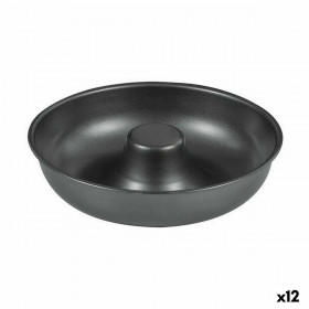 Stampo da Forno Quttin Ciambelle Acciaio al carbonio Nero Ø 21 cm 21 x 5 cm (12 Unità)