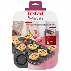 Teglia per Muffin Tefal J5542802 Nero