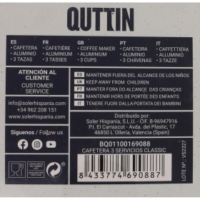Caffettiera Italiana Quttin 105187 (6 Unità)