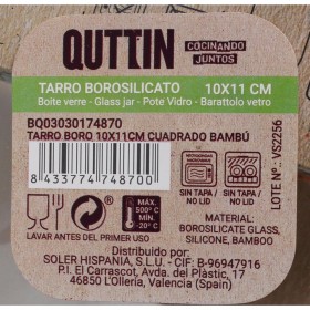 Vaso Quttin Bambù Quadrato 780 ml (12 Unità)