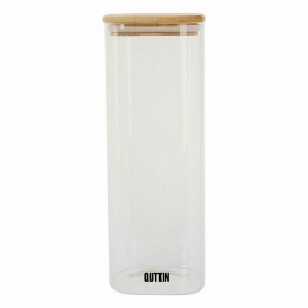 Vaso Quttin Bambù Quadrato 2,15 L 10,2 x 28 cm (12 Unità)