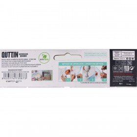 Sacchetto Riutilizzabile per Alimenti Quttin Valvola termoionica 6 Pezzi 21 x 22 cm (24 Unità)