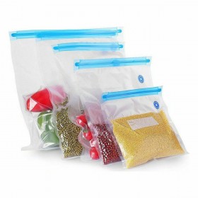 Sacchetto Riutilizzabile per Alimenti Quttin Valvola termoionica 4 Pezzi 26 x 34 cm (24 Unità)