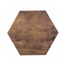 Set di 2 tavoli Alexandra House Living Marrone Nero Ferro Legno MDF 39 x 57 x 39 cm
