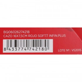 Paiolo Quttin Infinity Rosso 16,3 x 32,5 x 7,5 cm (6 Unità)